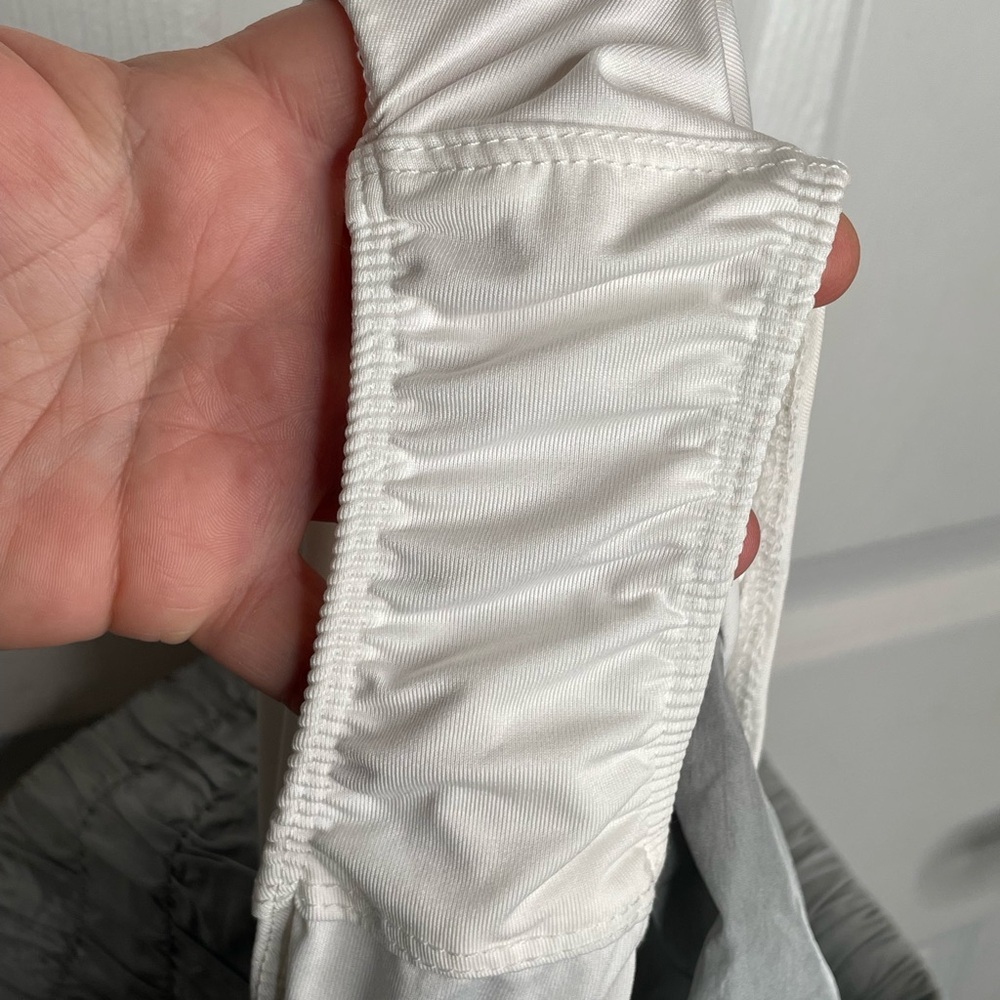 Free People Movement "The Way Home" High Waist Running Shorts in Gray/Silver M - Picture 10 of 14